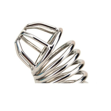 a silver ring on a white background